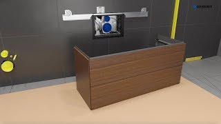 Geberit ONE Washplace  Installation [upl. by Lashond]