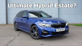 BMW 330e M Sport Touring first drive 2024 The ultimate hybrid estate  TotallyEV [upl. by Yadrahc505]