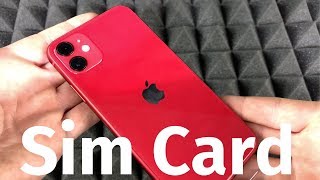 How to insert SIM card in iPhone 11 [upl. by Portingale]