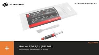 Pactum PT4 15 g SPC309  How to apply thermal paste to a CPU [upl. by Sinnek]