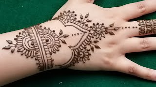 Henna Tutorial Very Gorgeous And Easy Henna Design For Beginners [upl. by Giffy]