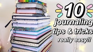 10 journaling tips and tricks for beginners  really easy [upl. by Paymar]