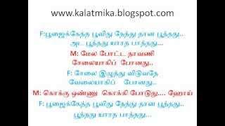 Poojaikketha Poovithu Tamil Karaoke Song For Male Singers [upl. by Ylek602]