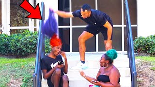 Shaving Peoples heads prank [upl. by Navnod]