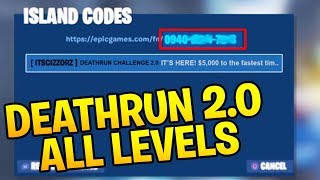 Cizzorz DEATHRUN 20 CODE  ALL Levels WALKTHROUGH Fortnite Cizzorz Deathrun 20 CODE [upl. by Eerat]