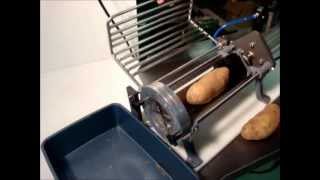 MultiPurpose Air Cutter french fries or carrot stick cutter  wwwCharliesMachineandSupplycom [upl. by Ellevehc]