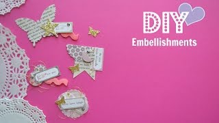 Diy Embellishments  Build Your Stash 12 [upl. by Nairret]