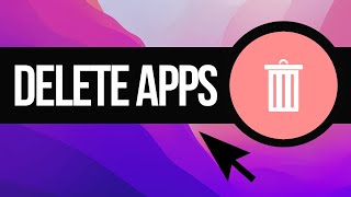 How to Delete Apps on macOS Monterey [upl. by Mair]