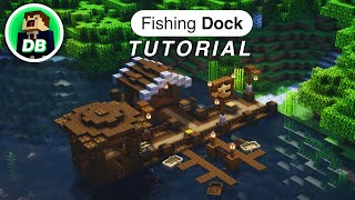 Minecraft Fishing Dock Tutorial How to build [upl. by Asikal]