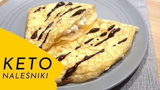 KETO naleśniki przepis dla początkujących  Dieta KETO LOW CARB [upl. by Nahn]