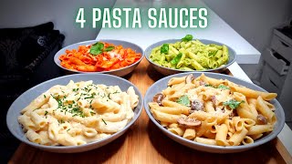 4 DELICIEUSES SAUCES POUR sublimer VOS PÂTES  FOOD IS LOVE [upl. by Rebe270]