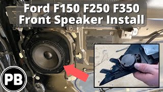 2015  2020 Ford F150 Front Door Speaker  Tweeter Install [upl. by Laius526]