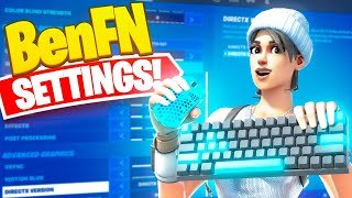 BenFN’s INSANE Keyboard amp Mouse Fortnite Settings AIMBOT [upl. by Alban]