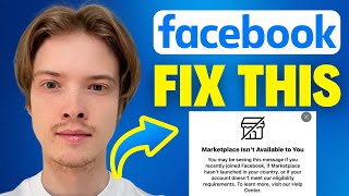 How To Fix Facebook Marketplace isnt Available To You 2024 [upl. by Atnoed]