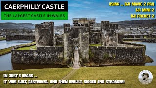 Caerphilly Castle  The Largest in Wales 2nd in Britain [upl. by Llenoil]