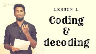 How to solve Coding amp decoding within a sec   Lesson 1  Basics amp Tricks  Mr Jack [upl. by Siclari]