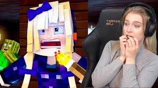 FLO ERSCHRECKT mich ALS GEIST  Minecraft ALLTAG [upl. by Eylrac]