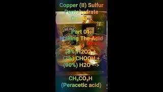 How To Make Peracetic Acid [upl. by Arbua]