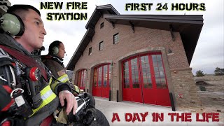 First 24 Hours in a New Fire Station  A Day in the Life [upl. by Neeroc]