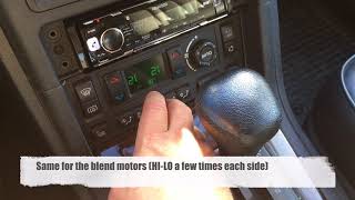 Range Rover P38  067  Troubleshooting HEVAC Motors [upl. by Yssis]