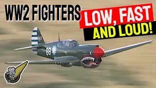 Classic WW2 Fighters  Low Loud amp Fast [upl. by Naivat478]