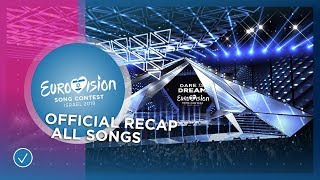 OFFICIAL RECAP All 41 songs of the 2019 Eurovision Song Contest [upl. by Tepper]