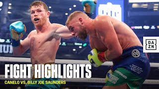 HIGHLIGHTS  Canelo Alvarez vs Billy Joe Saunders [upl. by Newel]