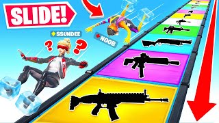 SLIDING For LOOT Game Mode in Fortnite [upl. by Htrag]