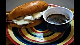 Easy Roast Beef French Dip Sandwich Recipe [upl. by Ardnaz]