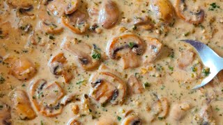 Creamy Mushroom Sauce Recipe [upl. by Ayit]