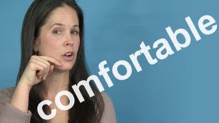 How to Pronounce COMFORTABLE  AMERICAN ENGLISH PRONUNCIATION [upl. by Acirret212]