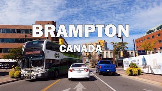 Brampton Canada  Driving Tour 4K [upl. by Latta639]