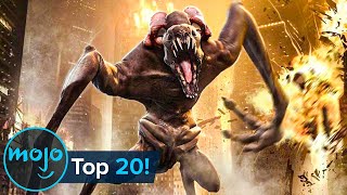 Top 20 Greatest Giant Movie Monsters [upl. by Lexy]