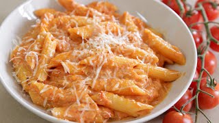 Rose Pasta Recipe  Pink Sauce Pasta  Creamy Tomato Pasta [upl. by Acinomahs449]