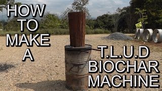 How To Make A Biochar Machine  TLUD [upl. by Soisatsana432]