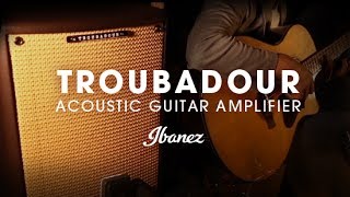 Ibanez T80II  Troubadour Acoustic Guitar Combo Amplifier with AE900NT [upl. by Ylenaj179]