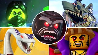 LEGO Ninjago Movie Videogame  All Bosses [upl. by Acsehcnarf]