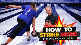 How To Throw More Strikes in Bowling One Easy Tip For Higher Scores [upl. by Stoecker]