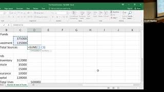 ProForma Statement  Cash Flows [upl. by Yhtomiht424]