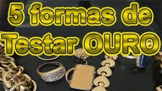 como testar ouro 5 maneiras energy news [upl. by Studdard]