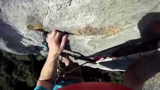 Rock Climbing Falls Fails and Whippers Compilation Part 4 [upl. by Rhtaeh]