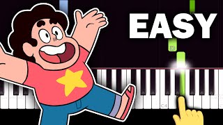 Steven Universe  Love Like You  EASY Piano tutorial [upl. by Ynavoeg]