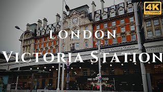 London Victoria Station Walk Through England 4K [upl. by Harvey591]