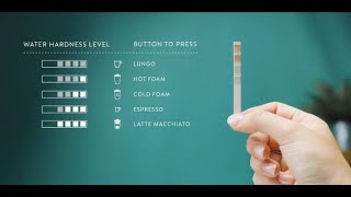 Nespresso Atelier  First Use and Water Hardness Settings [upl. by Adnyc]