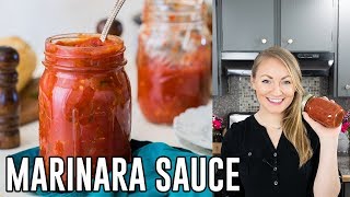 How To Make Homemade Marinara Sauce [upl. by Enajaras361]