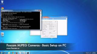 Foscam MJPEG Cameras  Basic Setup on PC [upl. by Attehcnoc212]