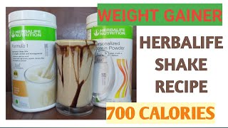 Delicious Herbalife Shake Recipe for WEIGHT GAIN 700 Calories  PARIFITCOACH [upl. by Eugenio141]