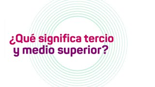 ¿Qué significa tercio y medio superior [upl. by Farika]