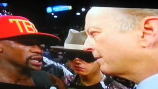 Mayweather vs maidana after the fight interview [upl. by Star]