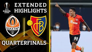 Shakhtar vs Basel  Europa League quarterfinal highlights  UCL on CBS Sports [upl. by Berger]